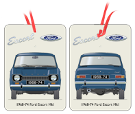 Ford Escort MkI 4dr 1968-74 Air Freshener